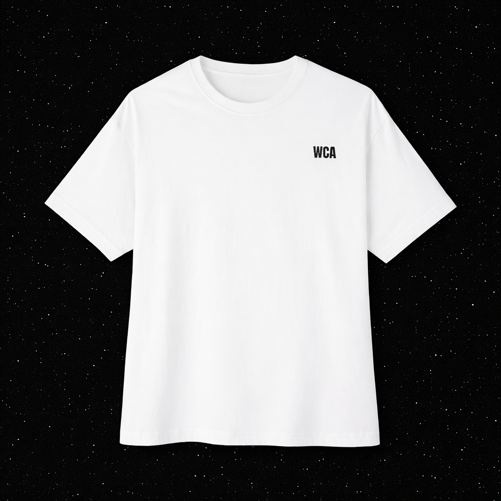 West Coast Boxy Tee white